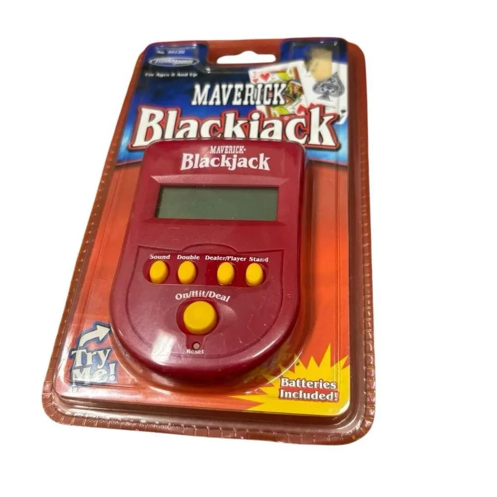 Techno Source Maverick Blackjack Model 30120 Handheld Electronic Game 2002 NOS